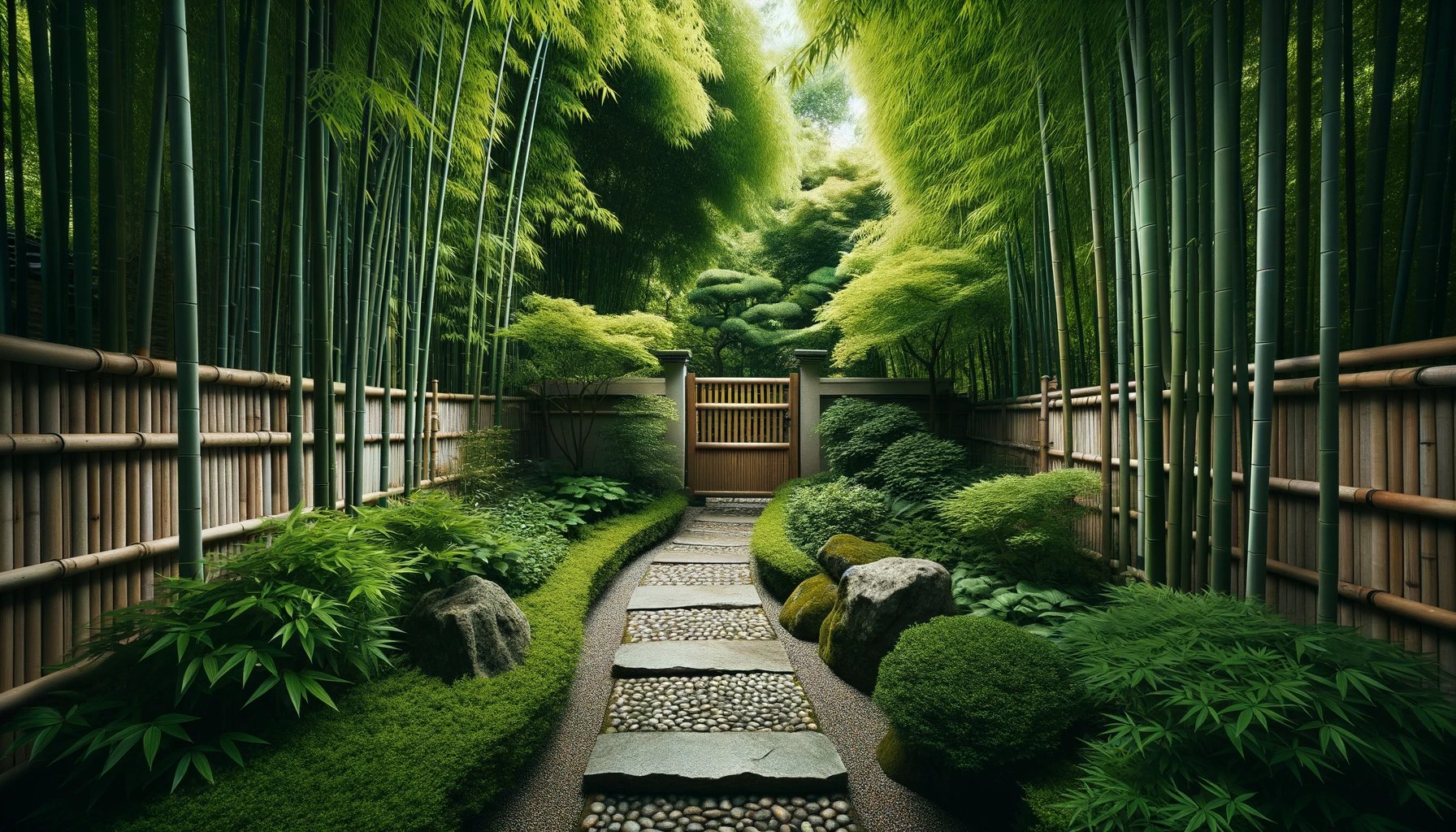 Brise-vue bambou et clôture pour plus d'intimité dans le jardin  Modern  landscaping, Backyard landscaping designs, Landscaping austin